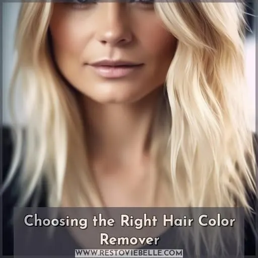 Choosing the Right Hair Color Remover