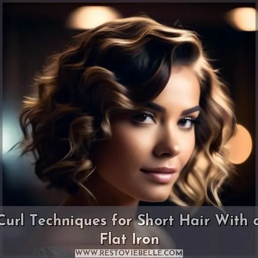 Curl Techniques for Short Hair With a Flat Iron