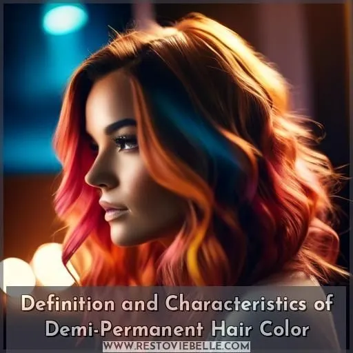 Definition and Characteristics of Demi-Permanent Hair Color