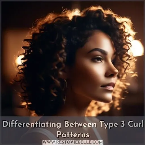 Differentiating Between Type 3 Curl Patterns