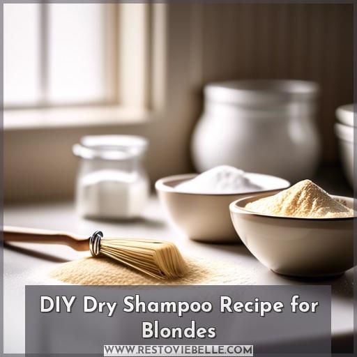 DIY Dry Shampoo Recipe for Blondes