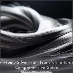 how to dye hair silver at home