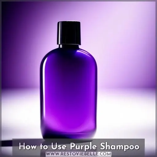 How to Use Purple Shampoo