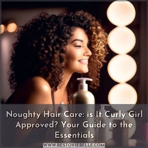 is noughty hair care curly girl approved