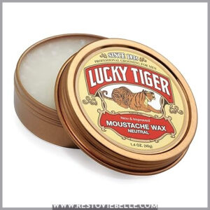 Lucky Tiger Mustache Wax, Neutral,