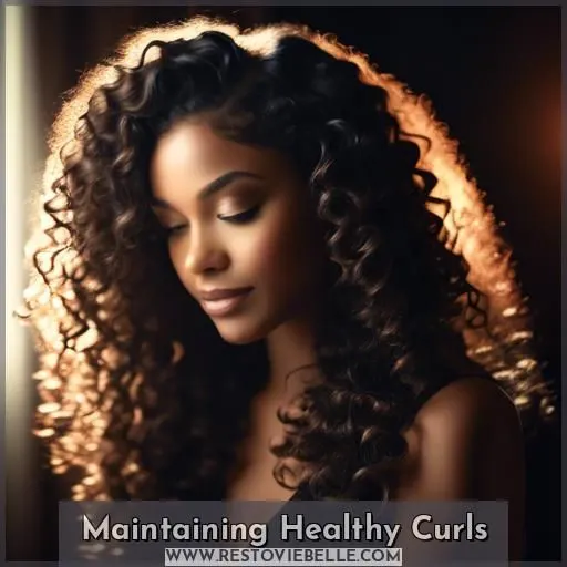 Maintaining Healthy Curls