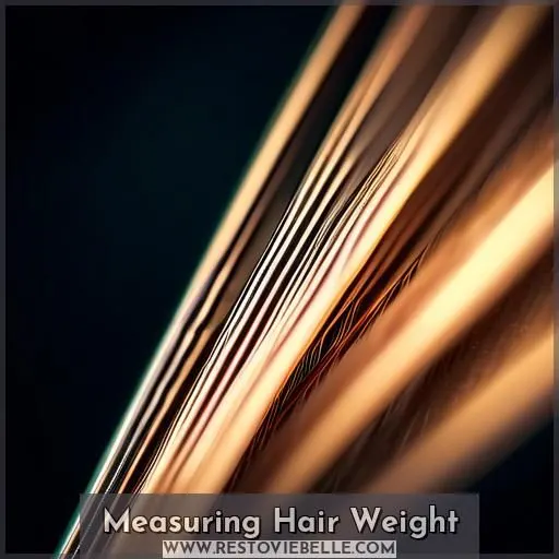 Measuring Hair Weight