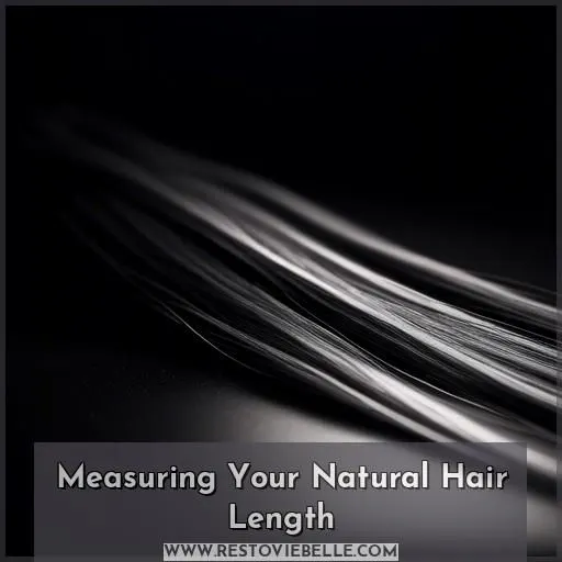 Measuring Your Natural Hair Length
