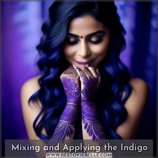 Mixing and Applying the Indigo