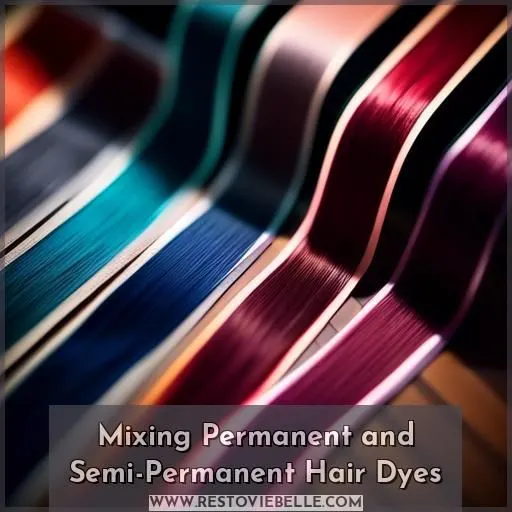 Mixing Permanent and Semi-Permanent Hair Dyes