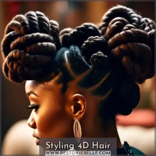 Styling 4D Hair