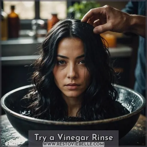 Try a Vinegar Rinse