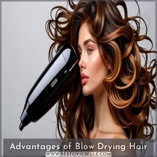Advantages of Blow Drying Hair
