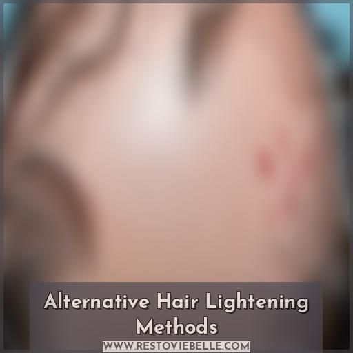 Alternative Hair Lightening Methods