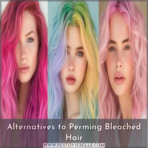 Alternatives to Perming Bleached Hair