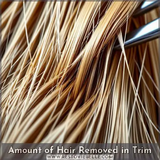 Amount of Hair Removed in Trim