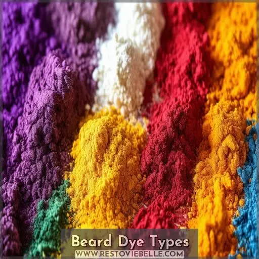Beard Dye Types