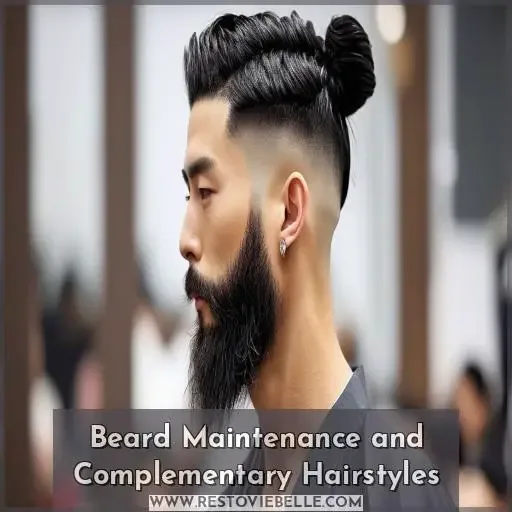 Beard Maintenance and Complementary Hairstyles