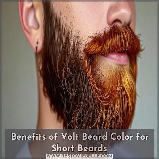 Benefits of Volt Beard Color for Short Beards