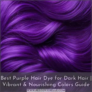 best purple hair dye for dark hair