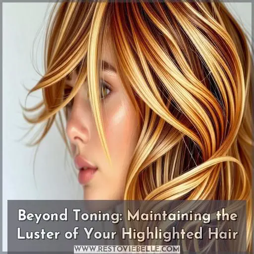 Beyond Toning: Maintaining the Luster of Your Highlighted Hair