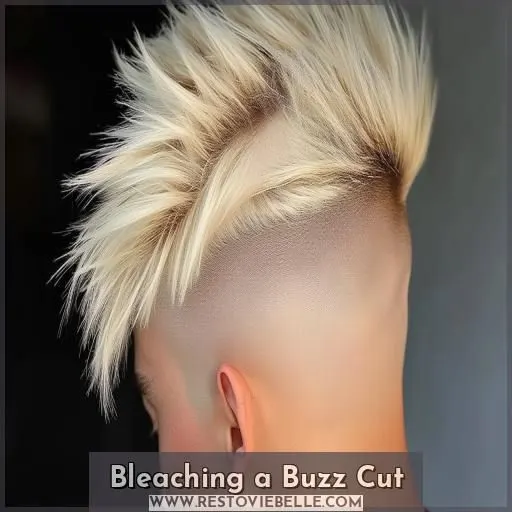 Bleaching a Buzz Cut