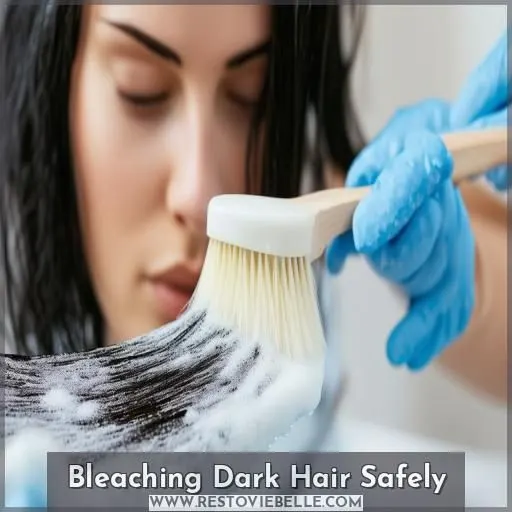 Bleaching Dark Hair Safely