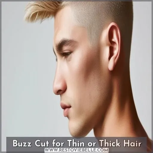 Buzz Cut for Thin or Thick Hair