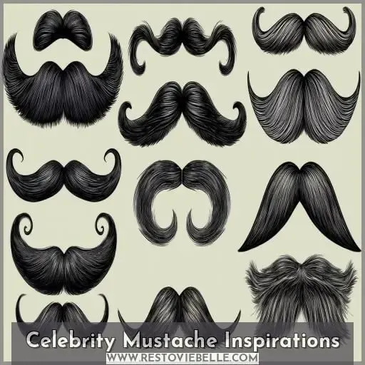 Celebrity Mustache Inspirations