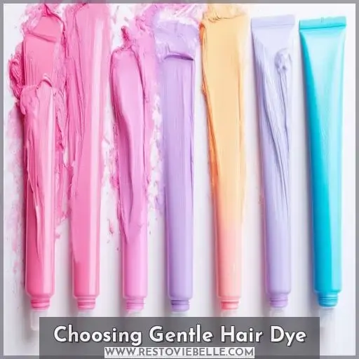 Choosing Gentle Hair Dye