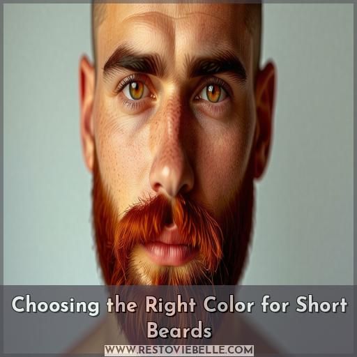 Choosing the Right Color for Short Beards
