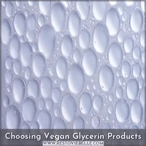 Choosing Vegan Glycerin Products