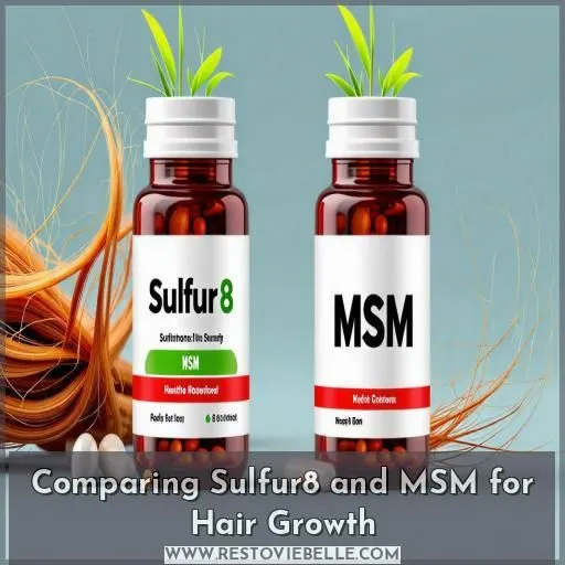 Comparing Sulfur8 and MSM for Hair Growth