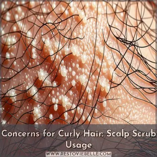 Concerns for Curly Hair: Scalp Scrub Usage