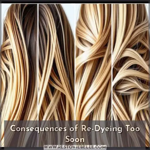 Consequences of Re-Dyeing Too Soon