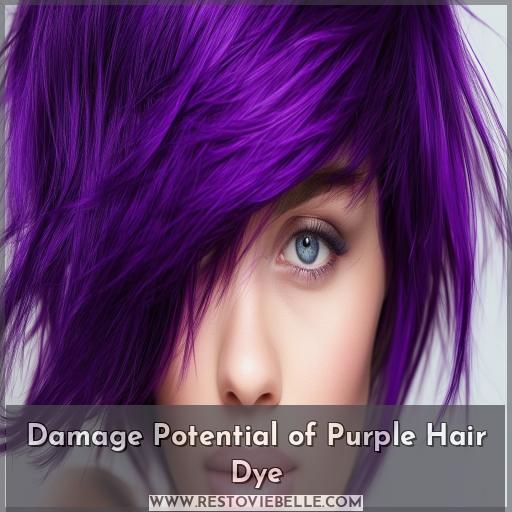 Damage Potential of Purple Hair Dye