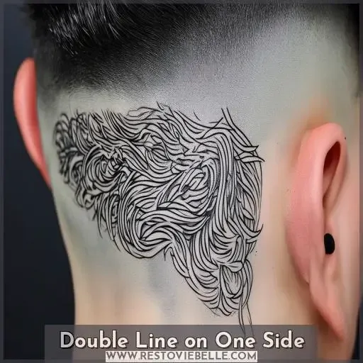 Double Line on One Side