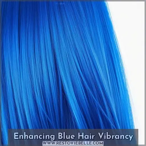 Enhancing Blue Hair Vibrancy