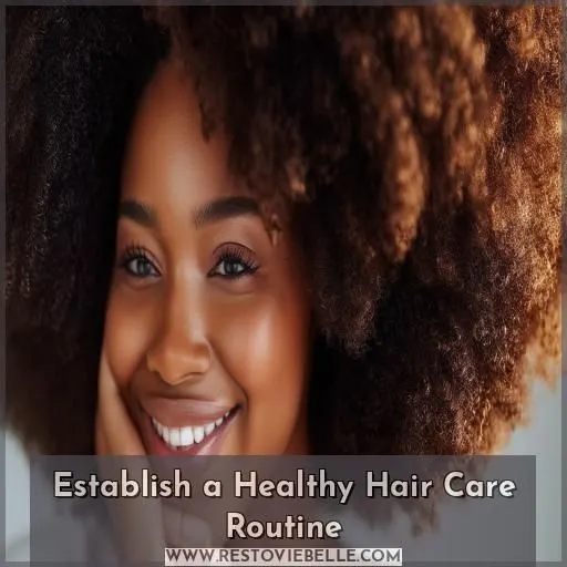 Establish a Healthy Hair Care Routine