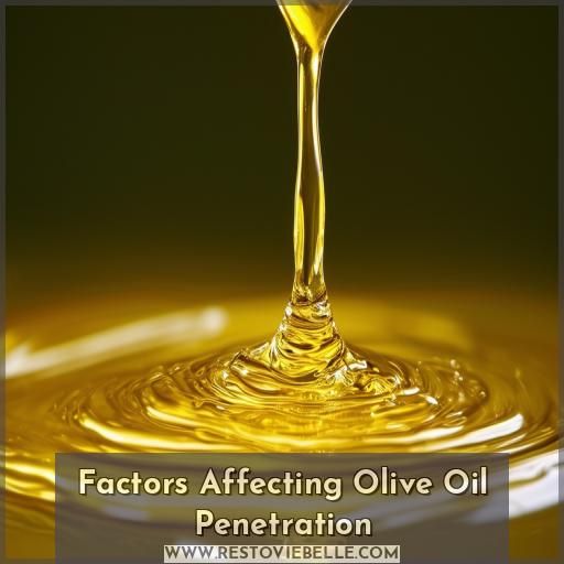 Factors Affecting Olive Oil Penetration