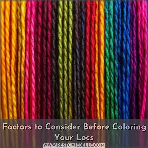 Factors to Consider Before Coloring Your Locs