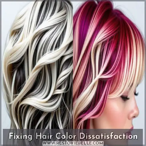 Fixing Hair Color Dissatisfaction