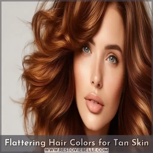 Flattering Hair Colors for Tan Skin