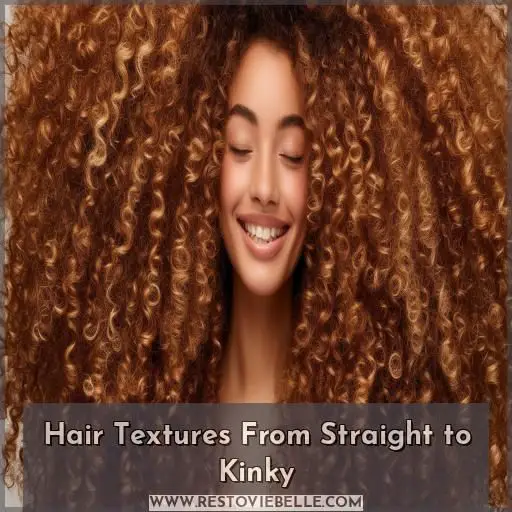 Hair Textures From Straight to Kinky
