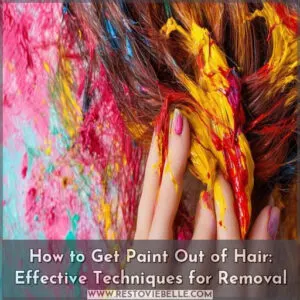 how to get paint out of hair