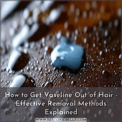 how to get vaseline out of hair