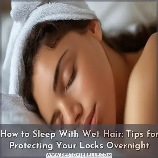 how to sleep with wet hair