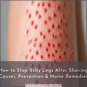 how to stop itchy legs after shaving