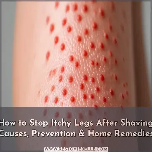 how to stop itchy legs after shaving