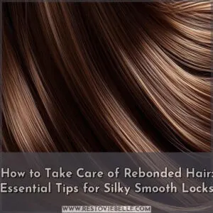 how to take care of rebonded hair